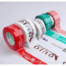 Custom printed clear plastic wrap tapes with logo shipping packaging tape
